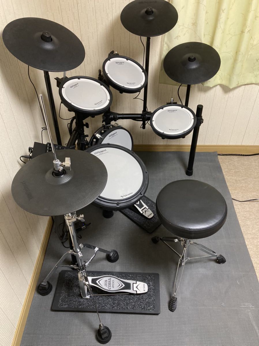Roland V-Drums TD-17KVX-S 電子ドラムセット KD-120カスタム(電子 