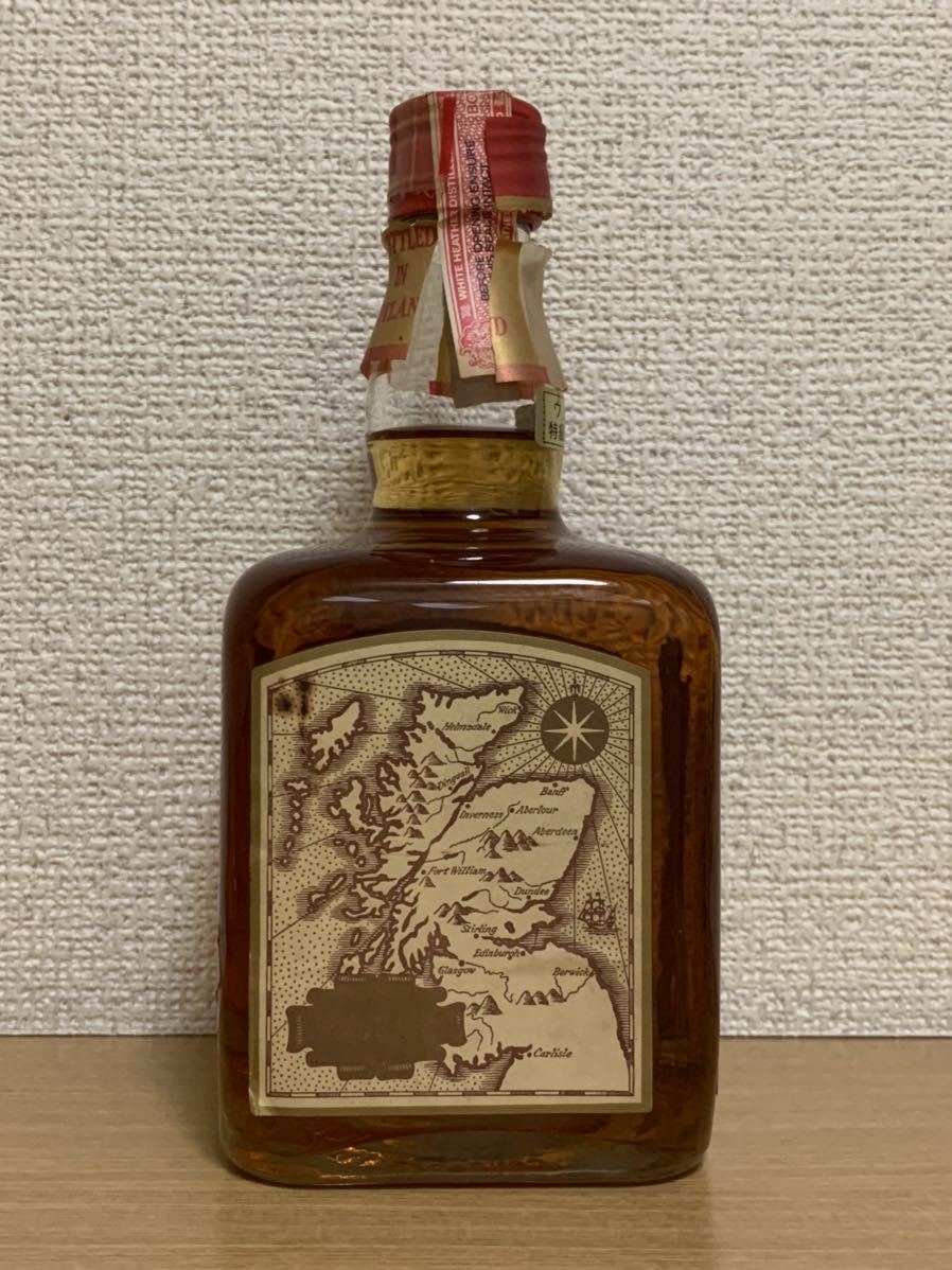 飲料・酒 未開栓 ホワイトヘザー 8年 スクエアボトル 特級 750ml