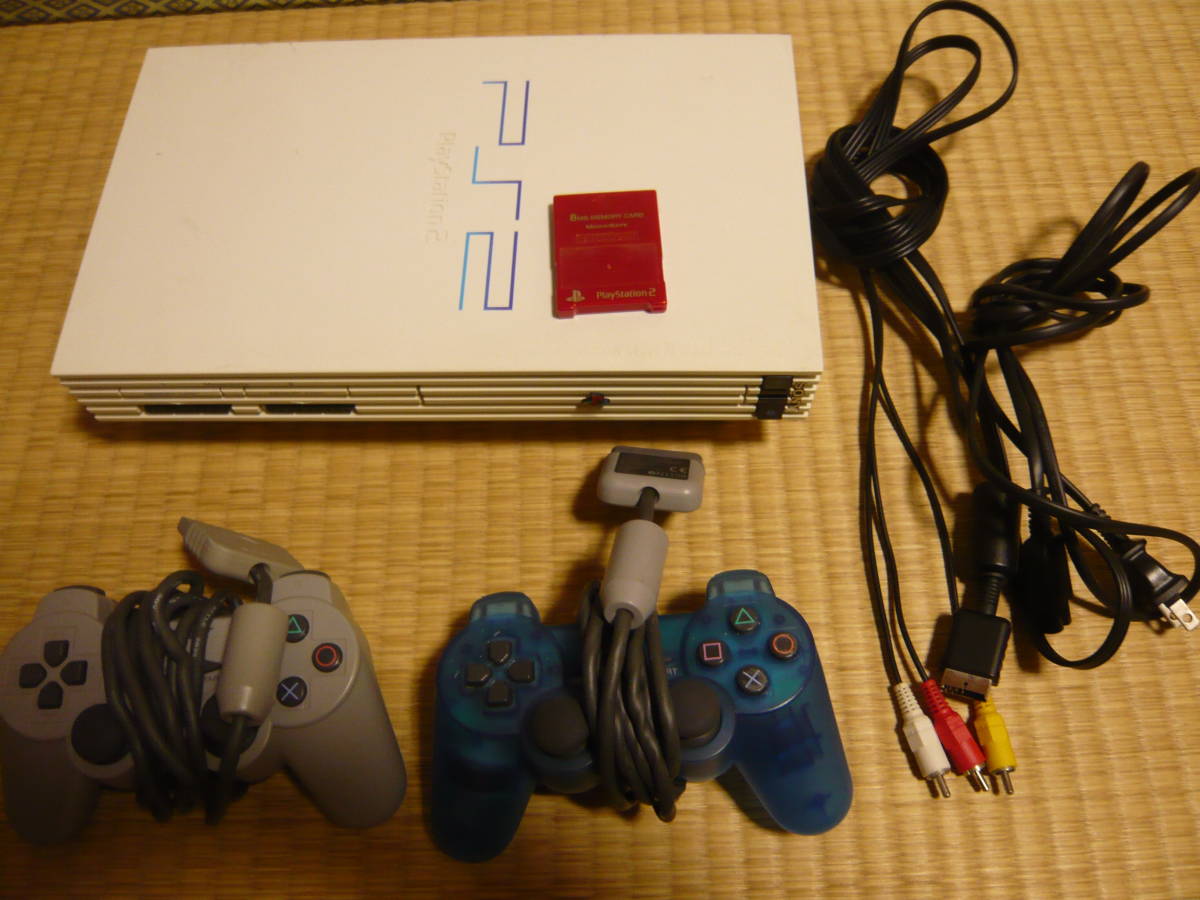  PS2本体 SCPH-55000 GT ホワイト メモリーカード ソフト付き(その他)｜売買されたオークション情報、yahooの商品情報をアーカイブ公開 - オークファン タイトル