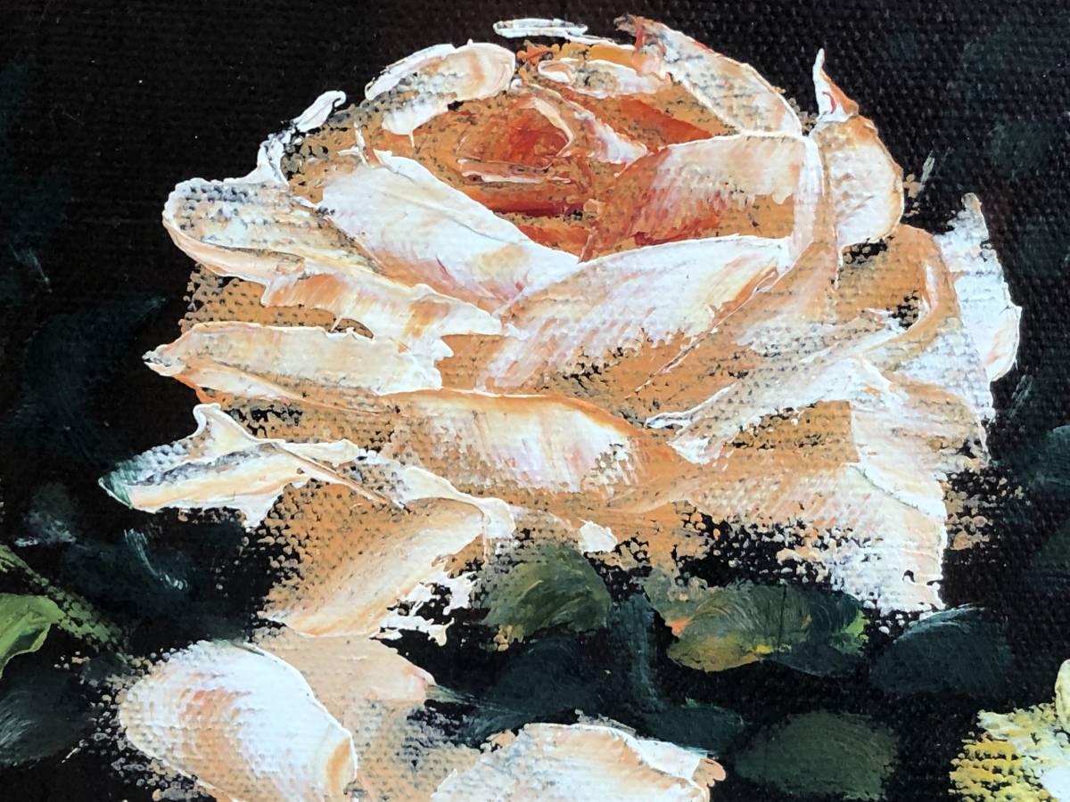 大内宿 油絵 pieter 油彩画 F6号 サイン入り 額絵 絵画 美術品