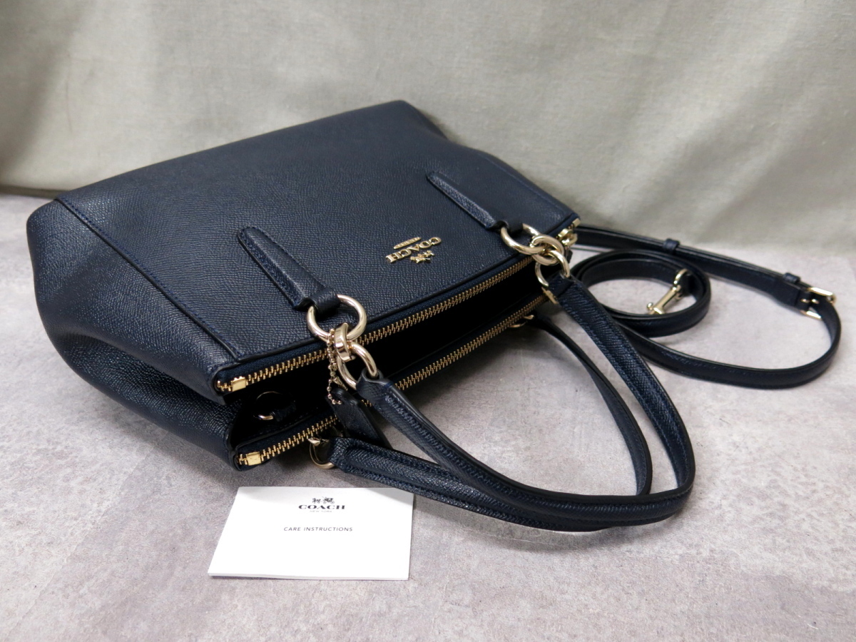 ○未使用○COACH コーチ○F57523○ミニ クリスティ○クロスグレイン 