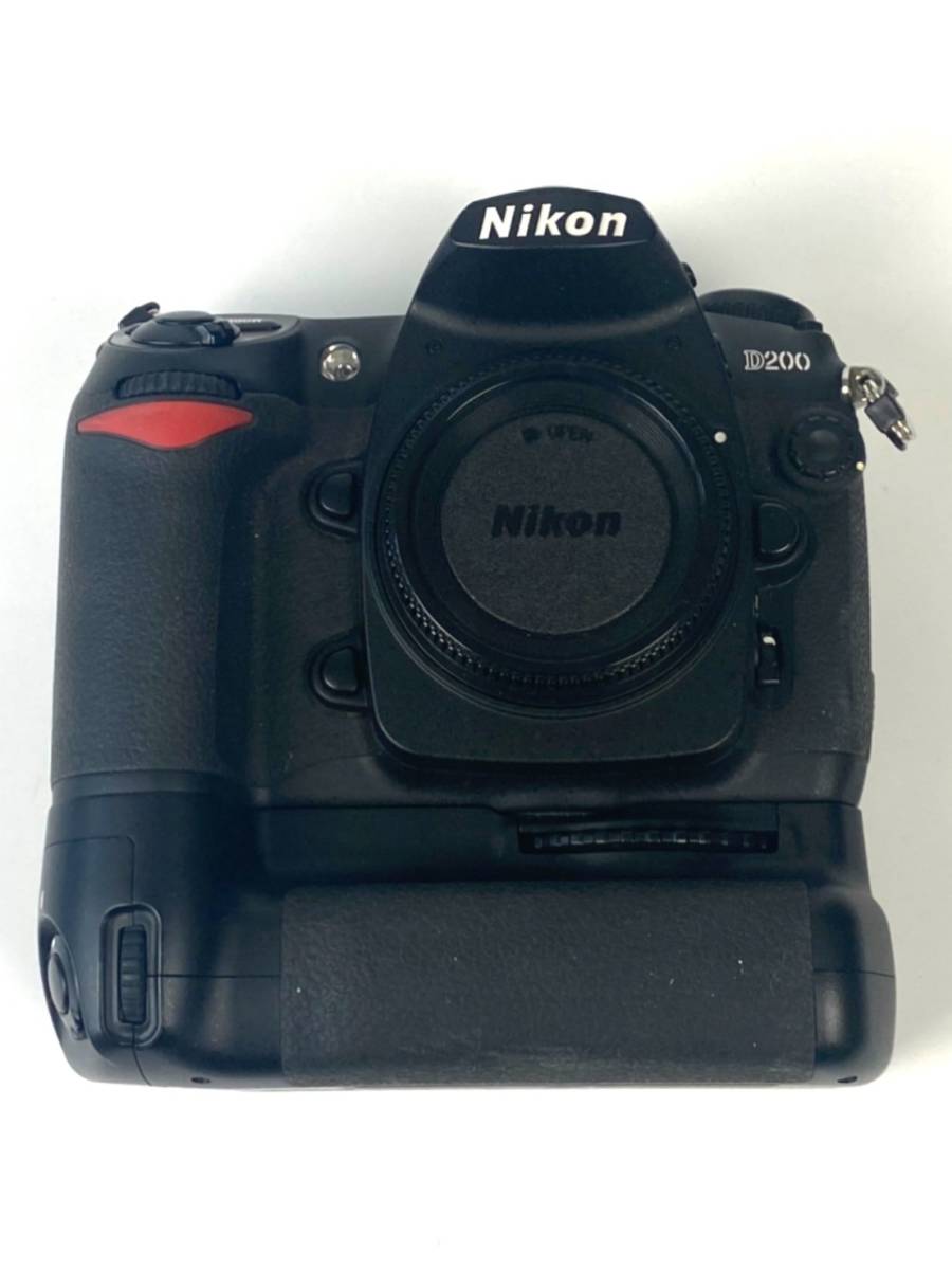 SALE，品質保証 my040609 ニコン Nikon D200 MB-D200 一眼レフカメラ ボディ ブラック 動作未確認