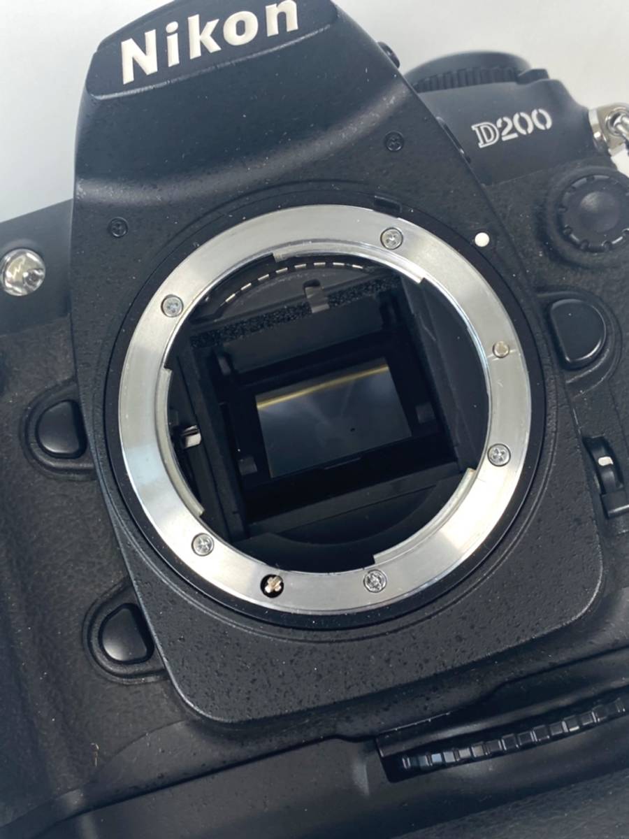 SALE，品質保証 my040609 ニコン Nikon D200 MB-D200 一眼レフカメラ ボディ ブラック 動作未確認
