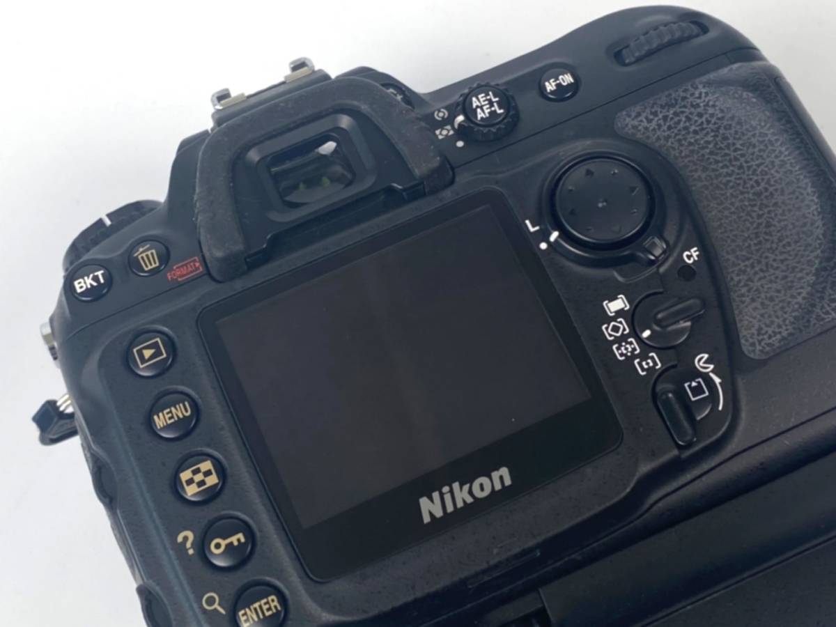 SALE，品質保証 my040609 ニコン Nikon D200 MB-D200 一眼レフカメラ ボディ ブラック 動作未確認