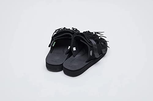 新品　送料無料　[SUICOKE] スイコック　レザースエード　フリンジサンダル　Hoto-Scab　レディース　ブラック　24cm suicoke（スイコック）の「別注＜SUICOKE(スイコック SUICOKE&frasl;スイコックHOTO-Scab フリンジの通販 個人的に気になるサンダル＜suicoke いかがでしょうかVOL.15 二子玉川｜BEAMS