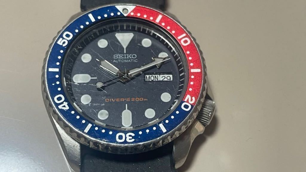 SEIKO セイコー ダイバー ネイビーボーイ 逆輸入モデル SKX009KC 