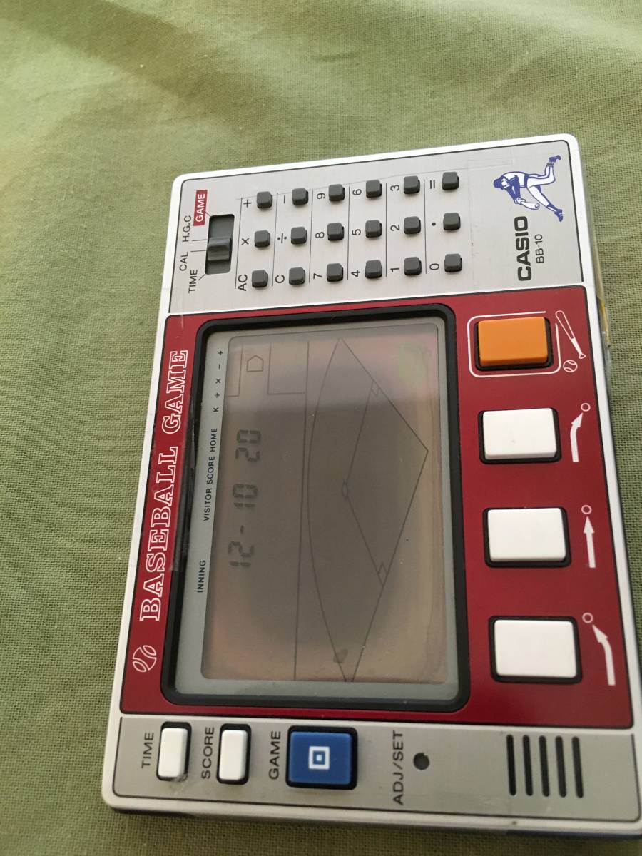 CASIO BB-10 BASEBALL GAME 電卓付きゲーム カシオ 野球 CASIO BB-10 BASEBALL GAME（ゲーム電卓） | THEPARKCOMPANIES.COM