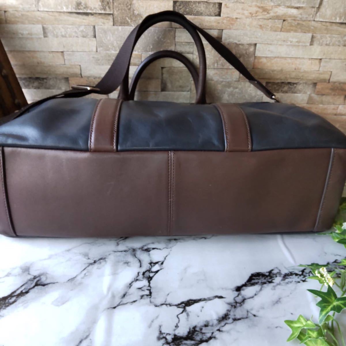 1円【ほぼ未使用！】COACH コーチ ビジネスバッグ ブリーフケース 2way 
