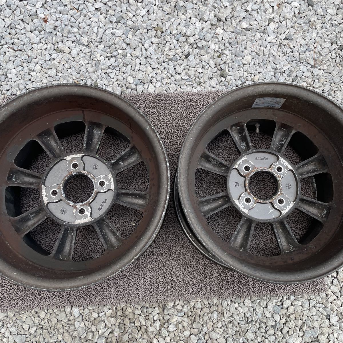 美品　ワタナベ　15X6.0+30 pcd114.3 4H 最終売り切り 美品 ワタナベ 15X6.0+30 pcd114.3 4H RS Watanabe