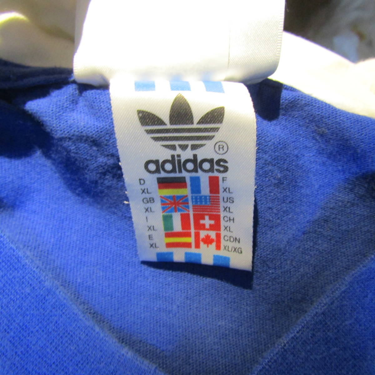 Adidas当時品1986年メキシコW杯プラティニ在籍時フランス代表半袖