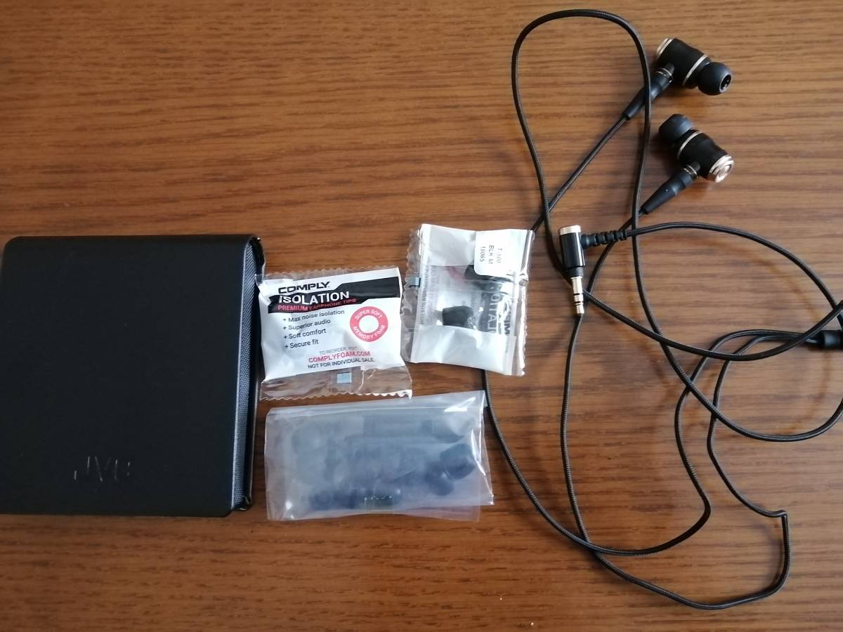 破損品 JVC HA-FX1100 WOODシリーズ カナル型イヤホン 破損品 JVC HA