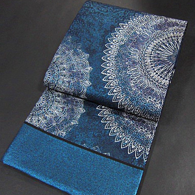  未仕立 西陣織六通柄高級袋帯 豪華大輪華紋(未仕立て)｜売買されたオークション情報、yahooの商品情報をアーカイブ公開 - オークファン 未仕立て