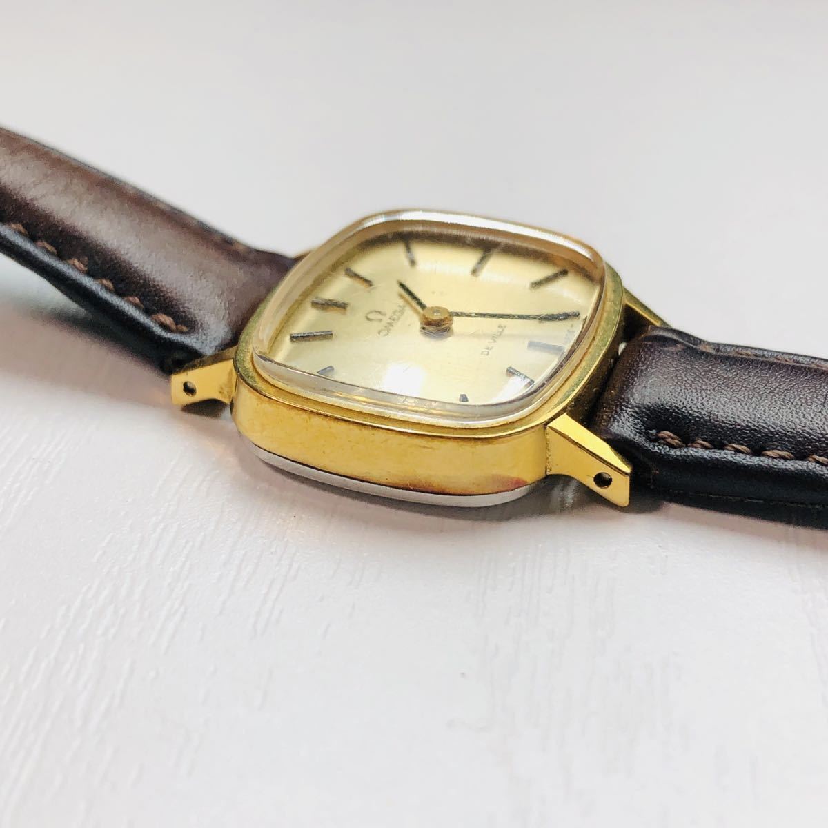 OMEGA オメガ DE VILLE デビル スイス製 腕時計 レディース クォーツ