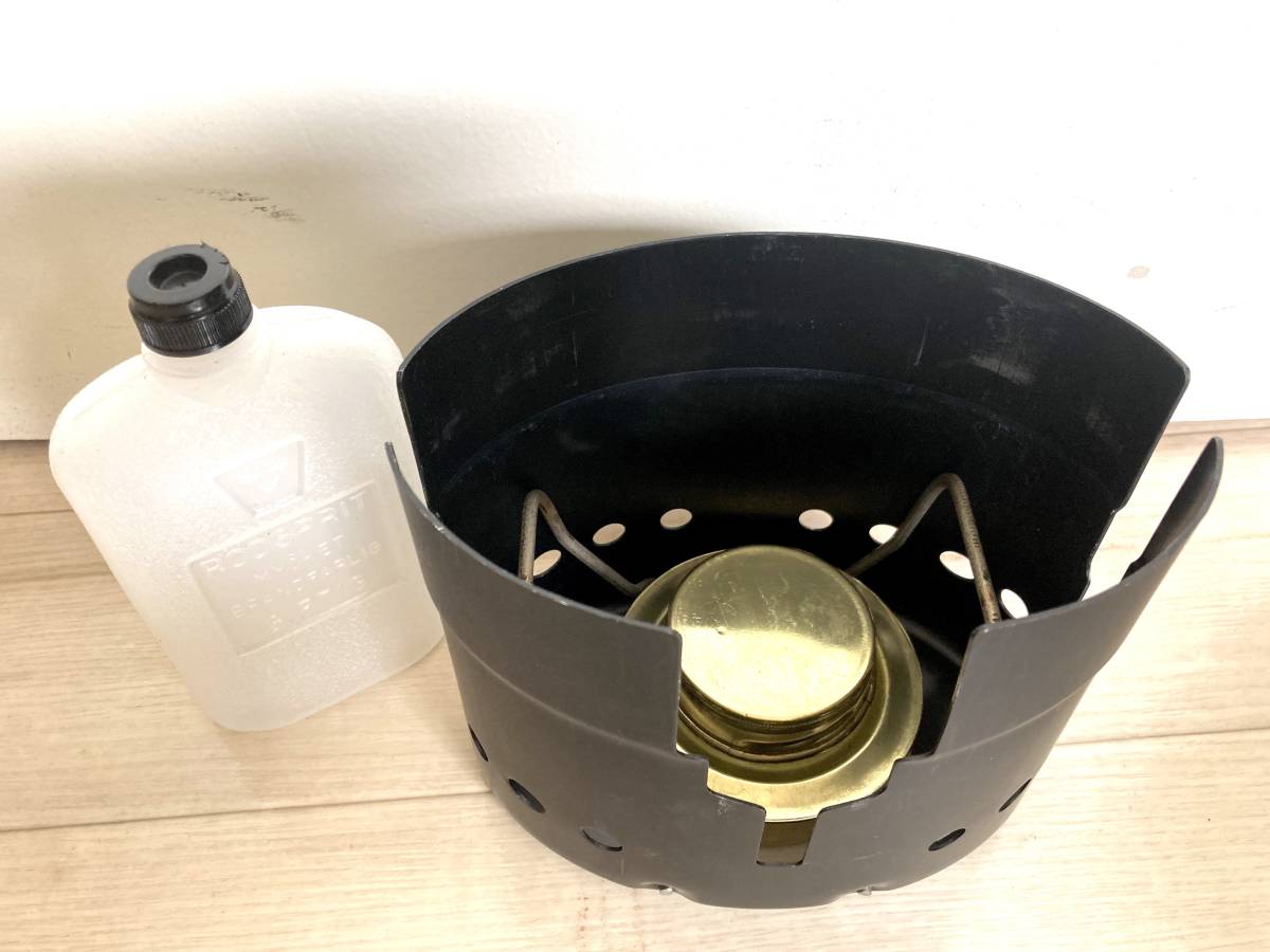 スウェーデン軍 SVEA アルコールストーブ 燃料ボトル アルミ飯盒 風防