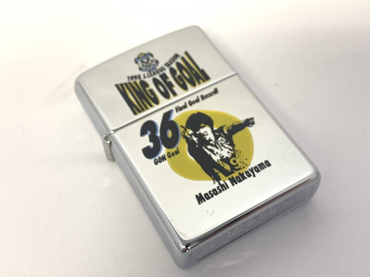 G922-A7-134△【未使用】 Zippo ジッポー 1998 Jリーグ KING OF GOAL