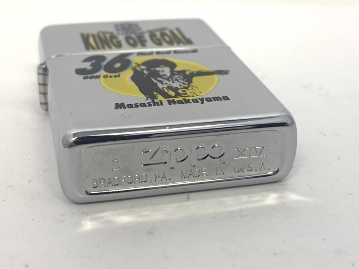 G922-A7-134△【未使用】 Zippo ジッポー 1998 Jリーグ KING OF GOAL