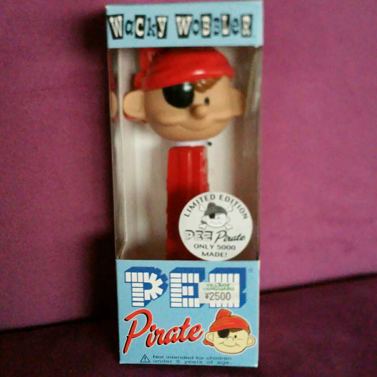 PEZ ペッツ 限定5000 首ふり人形 ボビングヘッド Pirate 海賊 バブル
