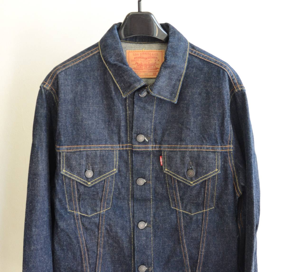 濃紺LVCリーバイス 70557-XX 557XX 3rdサードデニムジャケット40