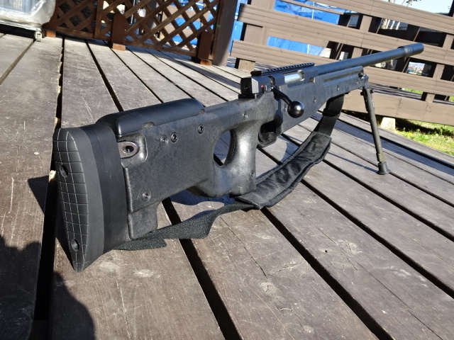 マルゼン APS Type 96 　ライフル、スコープ、パイポット、サイレンサー マルゼン APS type 96 エアーライフル サイレンサー/ ポールジョイント