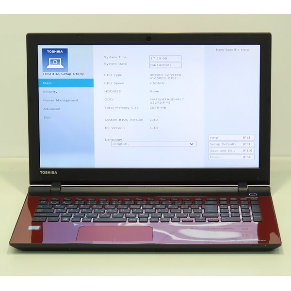 ジャンクTOSHIBA dynabook T75 T75⁄UR - メルカリ