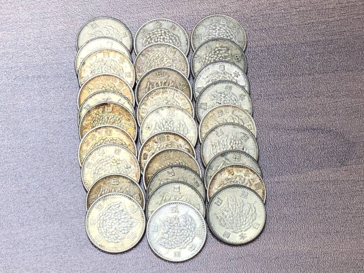 コレクター　記念硬貨　近代銭　東京五輪千円　百円銀貨　1000円　100円　銀貨 　稲・鳳凰・東京五輪　計36枚★Af1345　