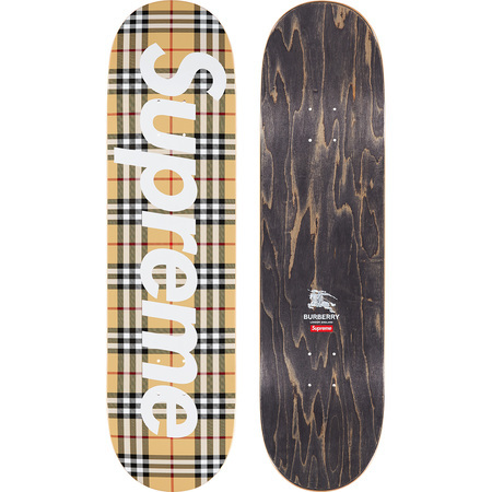 人気，本物保証 Supreme Burberry Skateboard バーバリー deck デッキ Beige スケートボード(シュプリーム)｜売買されたオークション情報、yahooの商品情報をアーカイブ公開 - オークファン その他