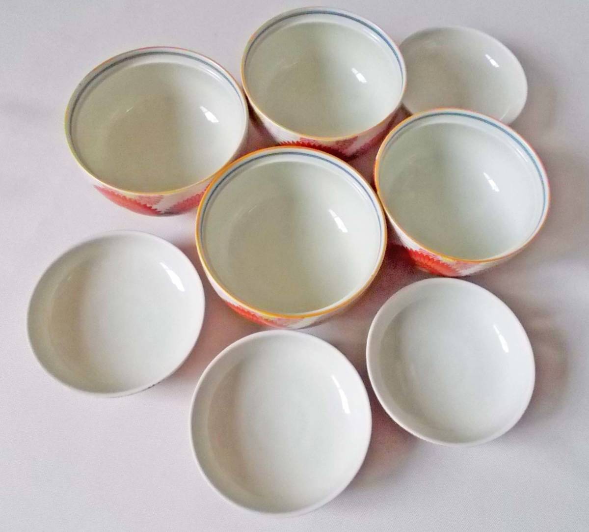 有田焼 菊花尽くし 差し上げ 小蓋物 3つセット