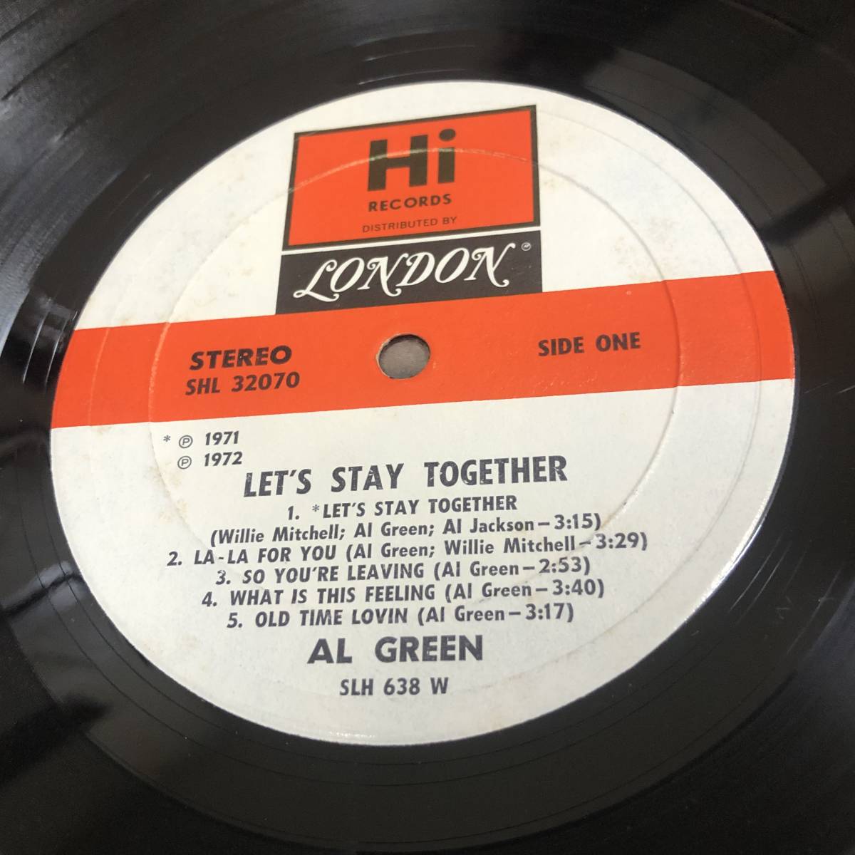 Al Green - Let's Stay Together LP (used) Let's Stay Together