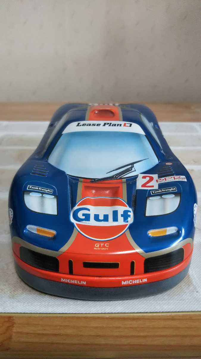 缶ペンケース マクラーレンF1GTR 長さ約18.5cm 幅約8cm.箱無し現物現状 