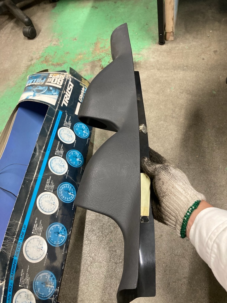 貴重 新品 MR-2 SW20 トラスト製 2連 60φ ピラーメーターパネル  