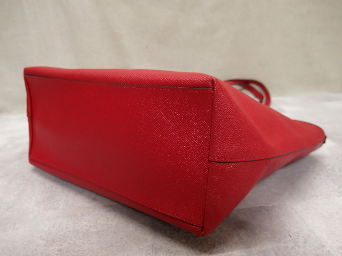 未使用○COACH コーチ○F83857○シティ ジップ○クロスグレイン レザー 
