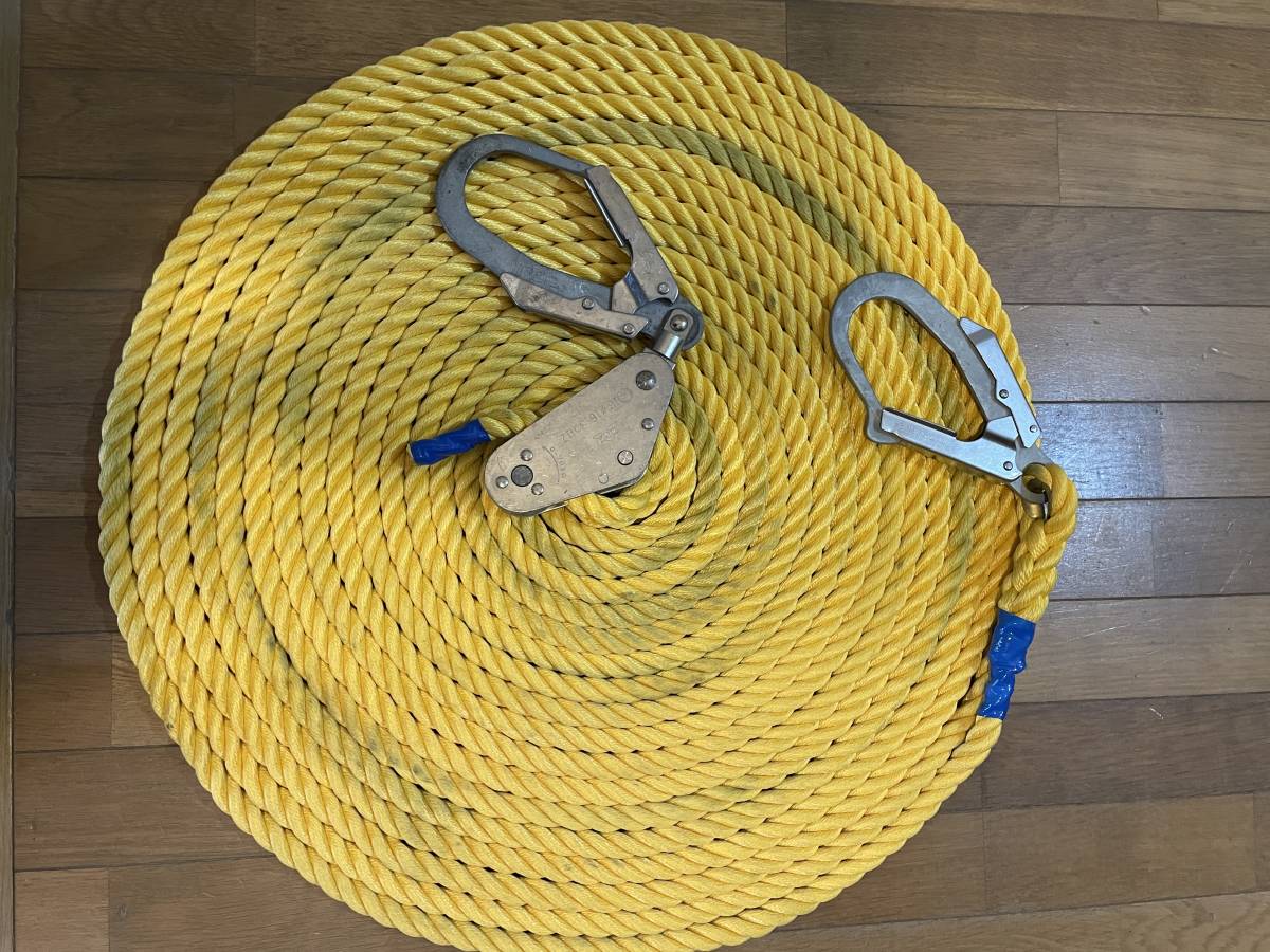親綱 20mの通販 20m 日本製 中古 安全ロープ キョーワ 親 綱 – Ｌ－２０ -