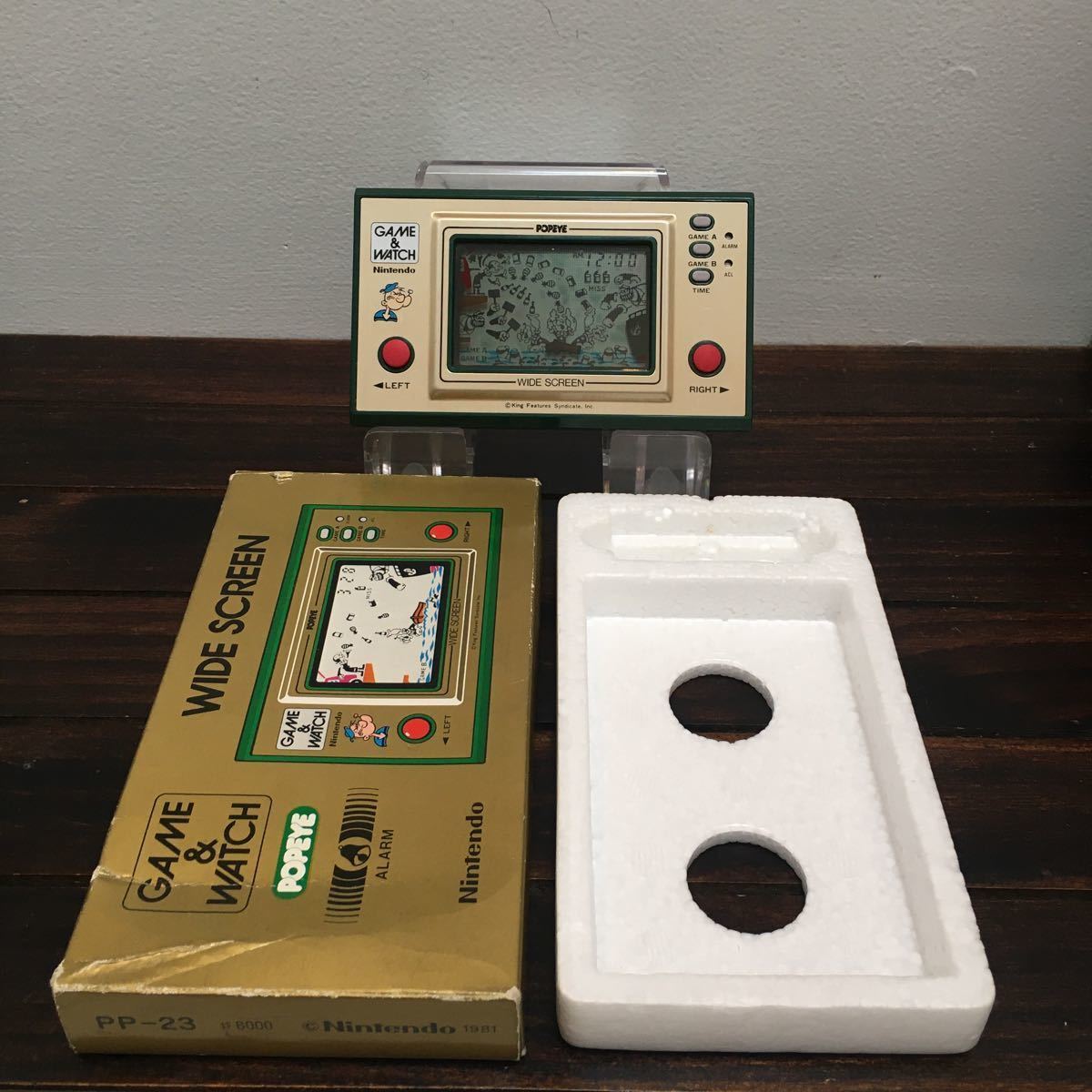 ゲームウォッチ ポパイ ※超美品 箱付き 任天堂 GAME&WATCH POPEYE