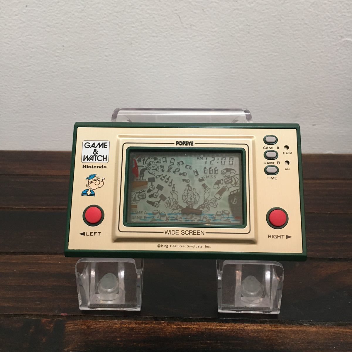 ゲームウォッチ ポパイ ※超美品 箱付き 任天堂 GAME&WATCH POPEYE