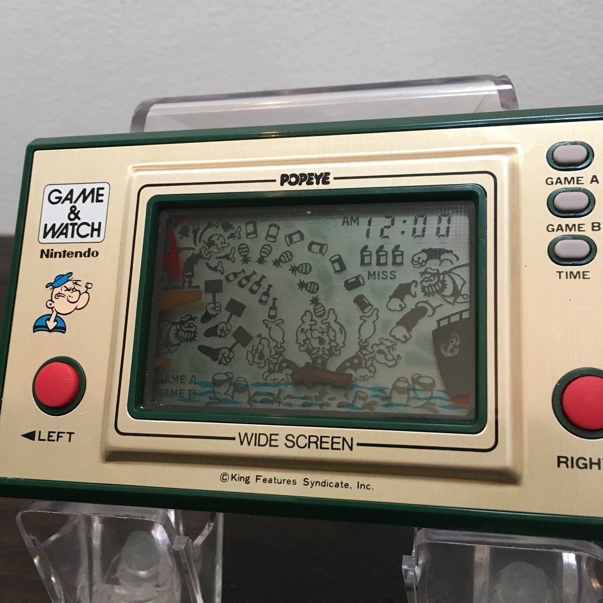 ゲームウォッチ ポパイ ※超美品 箱付き 任天堂 GAME&WATCH POPEYE