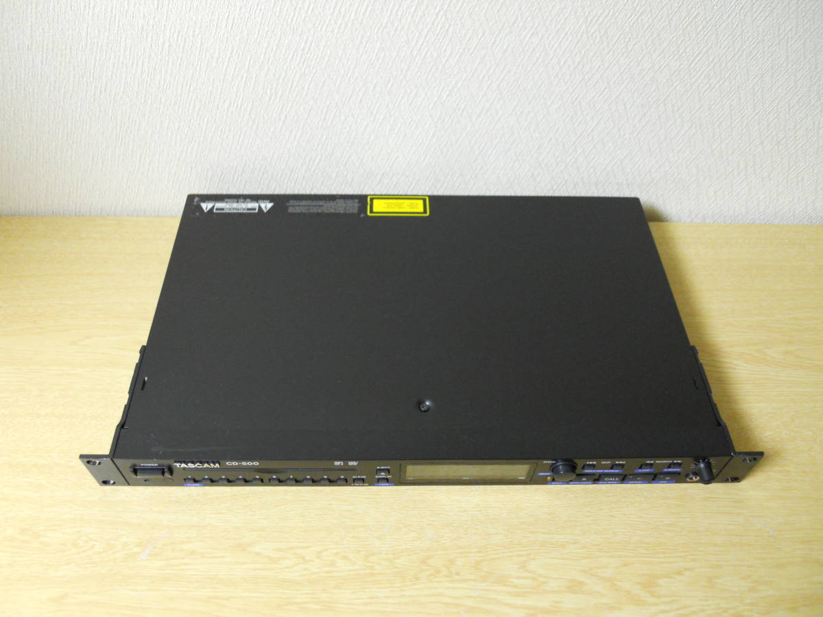 ☆TASCAM☆ タスカム 業務用CDプレーヤー CD-500 / 動作品・メンテ済