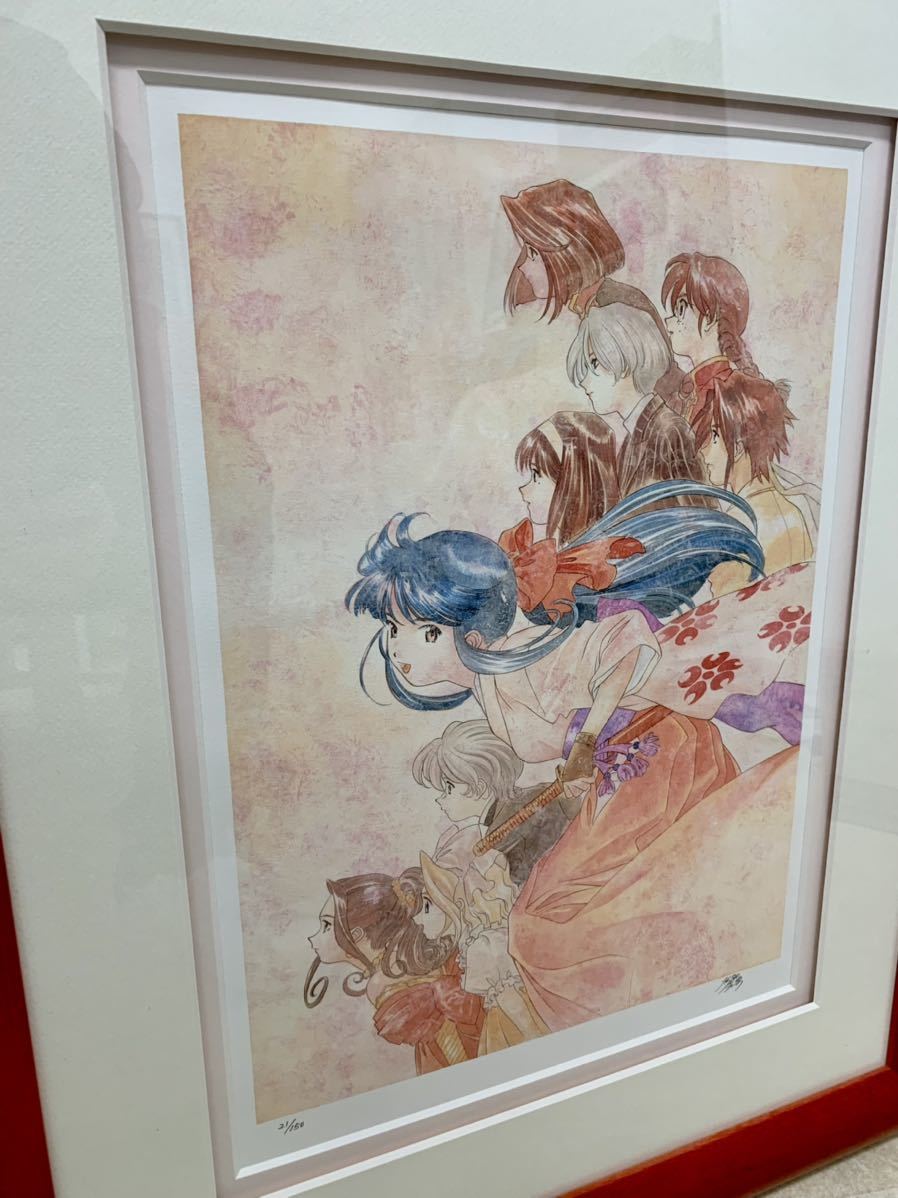 サクラ大戦 リトグラフ 松原秀典 暁(石版画、リトグラフ)｜売買された