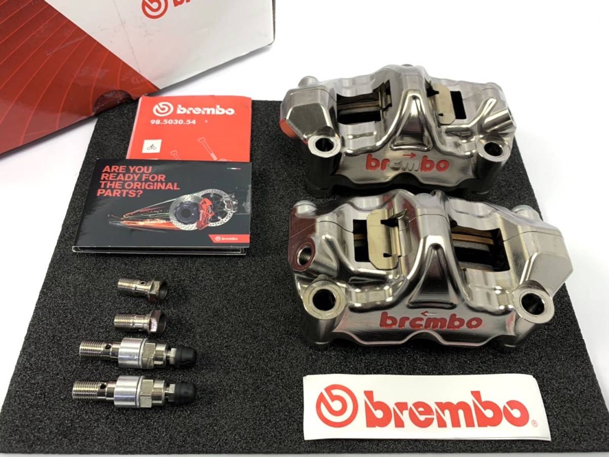 - ブレンボ Yahoo!オークション Brembo 売切り 汎用 極上 GP4-RX CNC GP4 RX Radial 108mm Brake Calipers ラジアルキャリパ