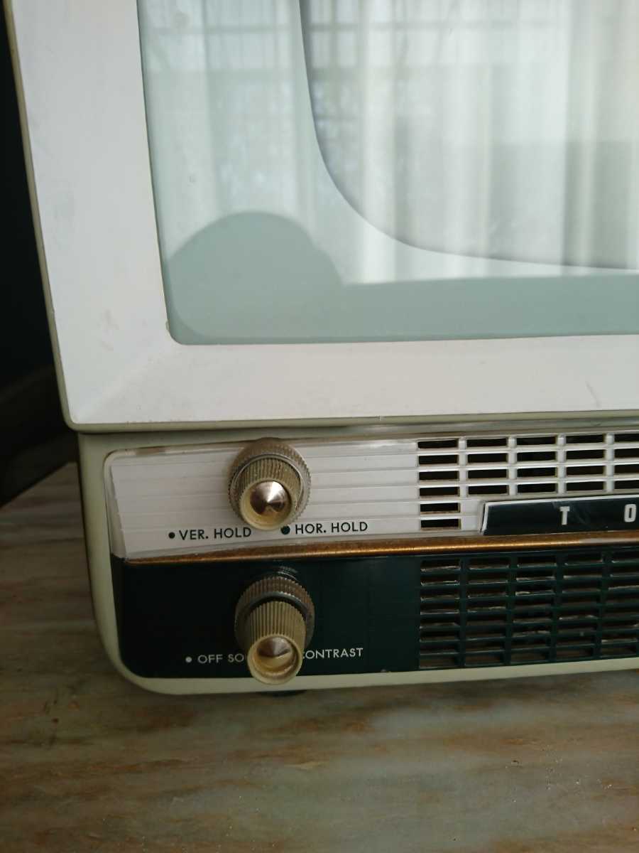 昭和レトロ 東芝 真空管テレビ 白黒テレビ 昭和33年頃(テレビ)｜売買