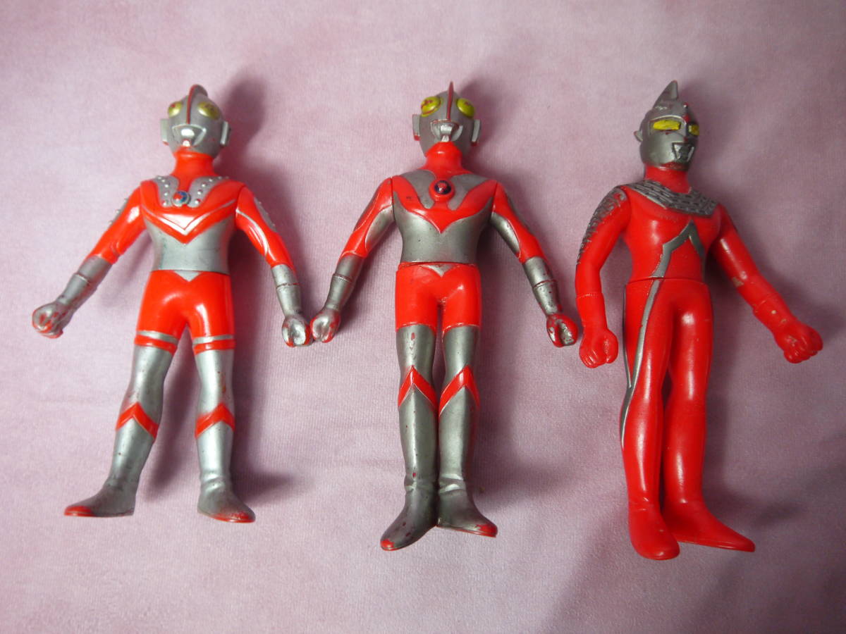 ポピー 当時もの ウルトラヒーロー ソフビフィギュア10体セット 