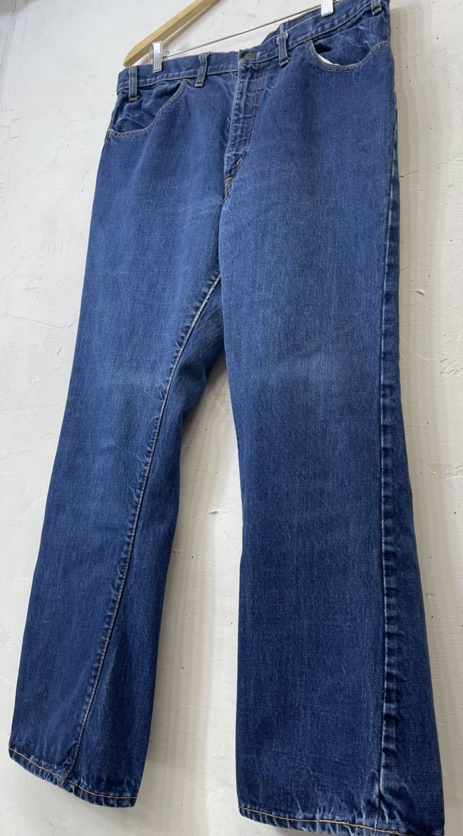 70s ビンテージ Levi's 646 シングルステッチ リーバイス フレアパンツ