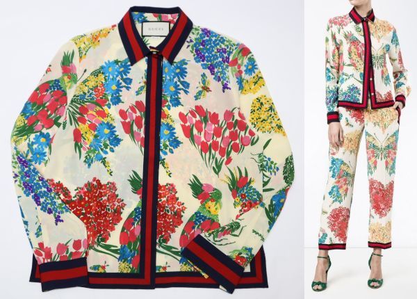 良品 国内正規品 GUCCI グッチ 17SS ミケーレ 460051 フローラ ウェブ