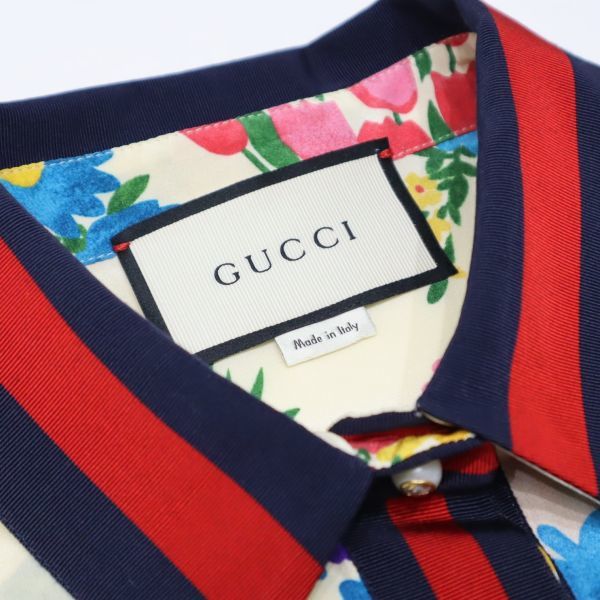 良品 国内正規品 GUCCI グッチ 17SS ミケーレ 460051 フローラ ウェブ