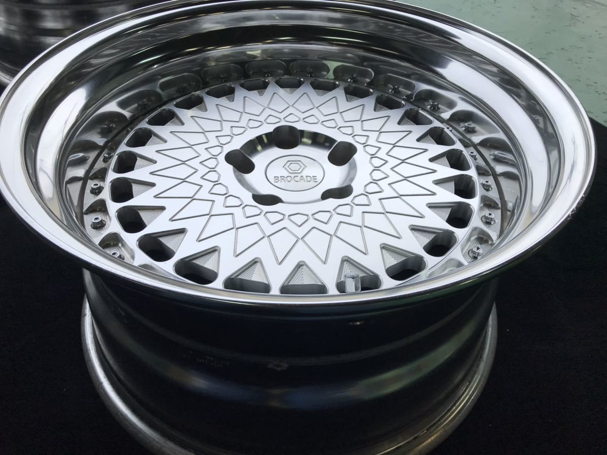 希少！国産鍛造 BROCADE BL17 18×9J＋8 9.5J＋2 5/114.3 1本リム傷有