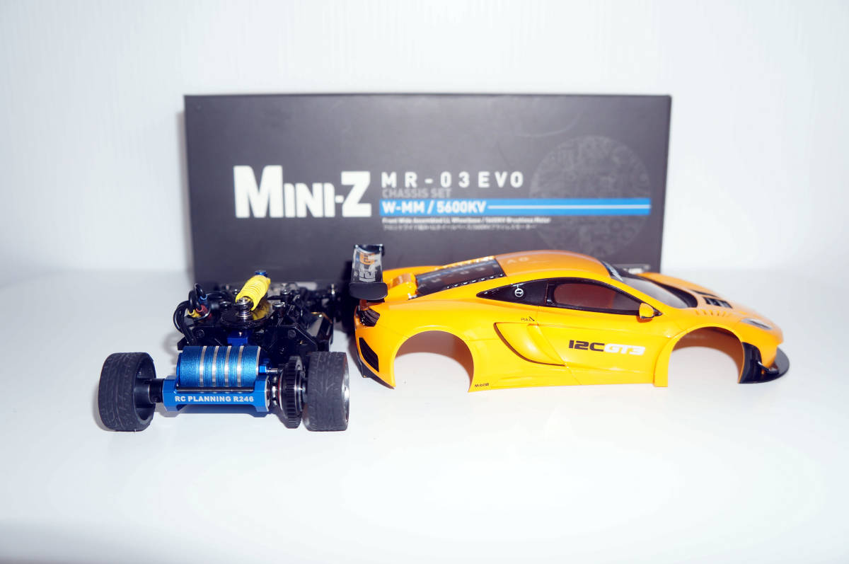 京商 ミニッツ mr-03evo マクラーレン12C ボディー付き(京商 