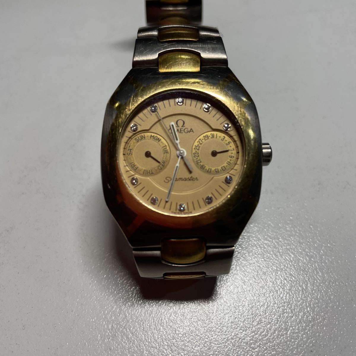 ☆稼働☆OMEGA オメガ シーマスター ポラリス チタンケース グレー 