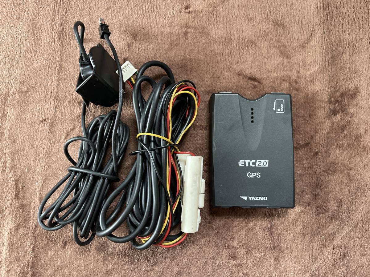 ETC YAZAKI 2.0 ETC-YD201 矢崎 車載器 2.0ETC アンテナ分離型 音声 ヤザキ | GPS付 新車外し 発話型 12V GPS