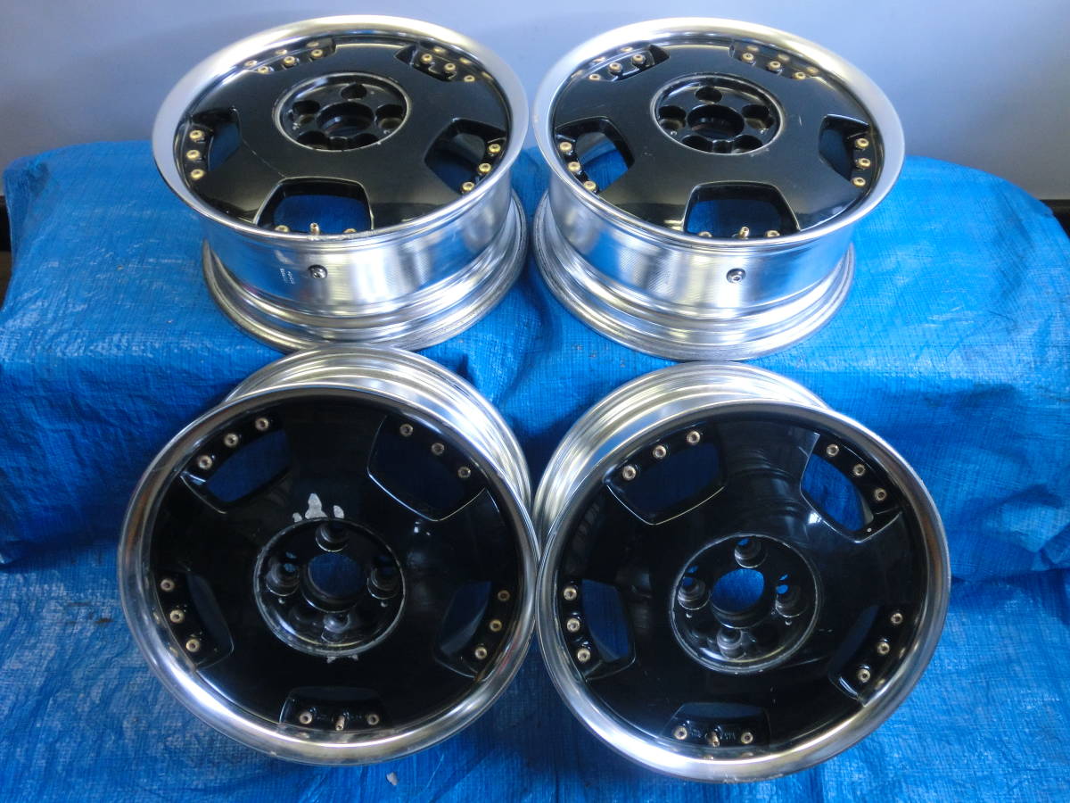 ◇◇WORK Euroline 15x6.5JJ 100 +49 ワーク ユーロライン ホイール4本