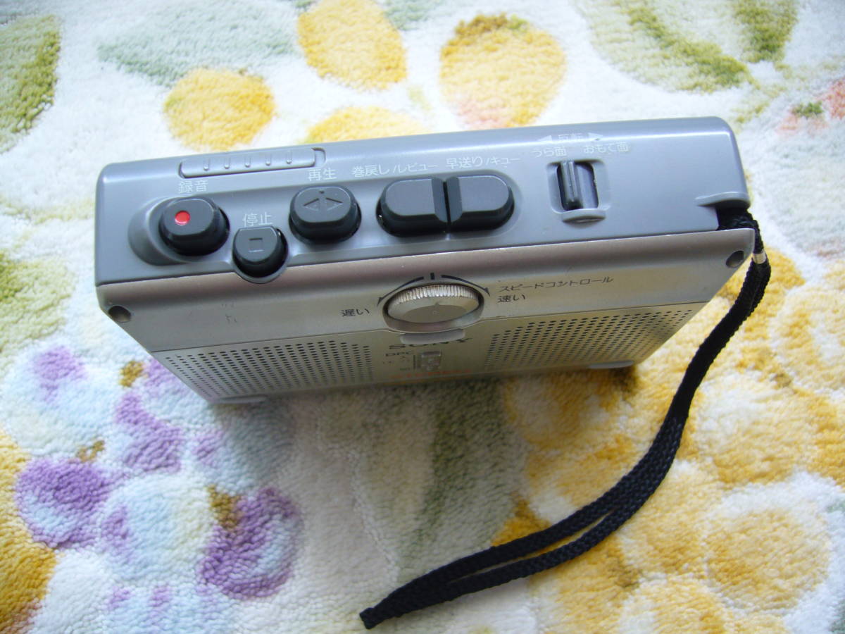 tcm19-014] ☆動作品 SONY ソニー TCS-600 カセットコーダー ベルト