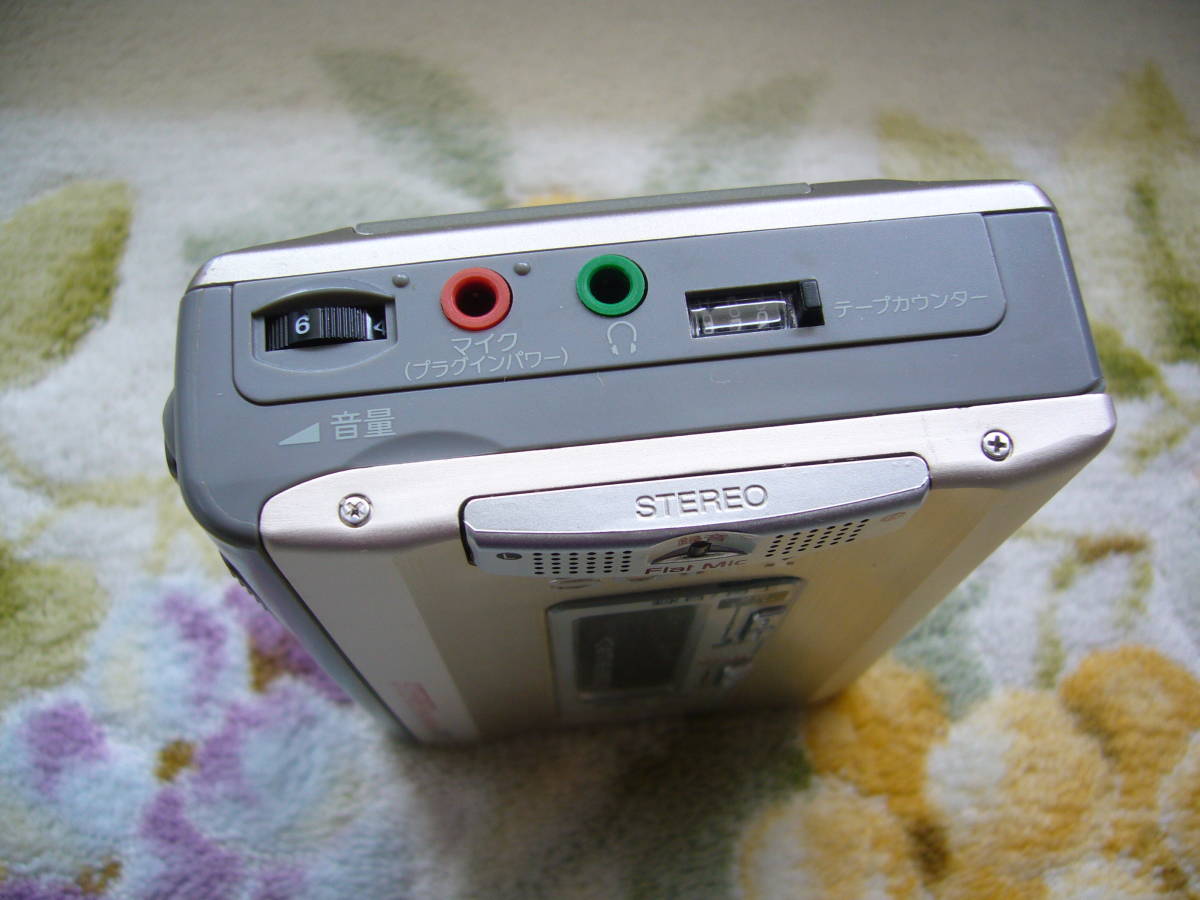 tcm19-014] ☆動作品 SONY ソニー TCS-600 カセットコーダー ベルト